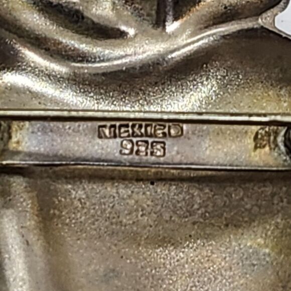 Vintage Sterling‎ Silver 925 Mexico Apple Brooch - Picture 4 of 7